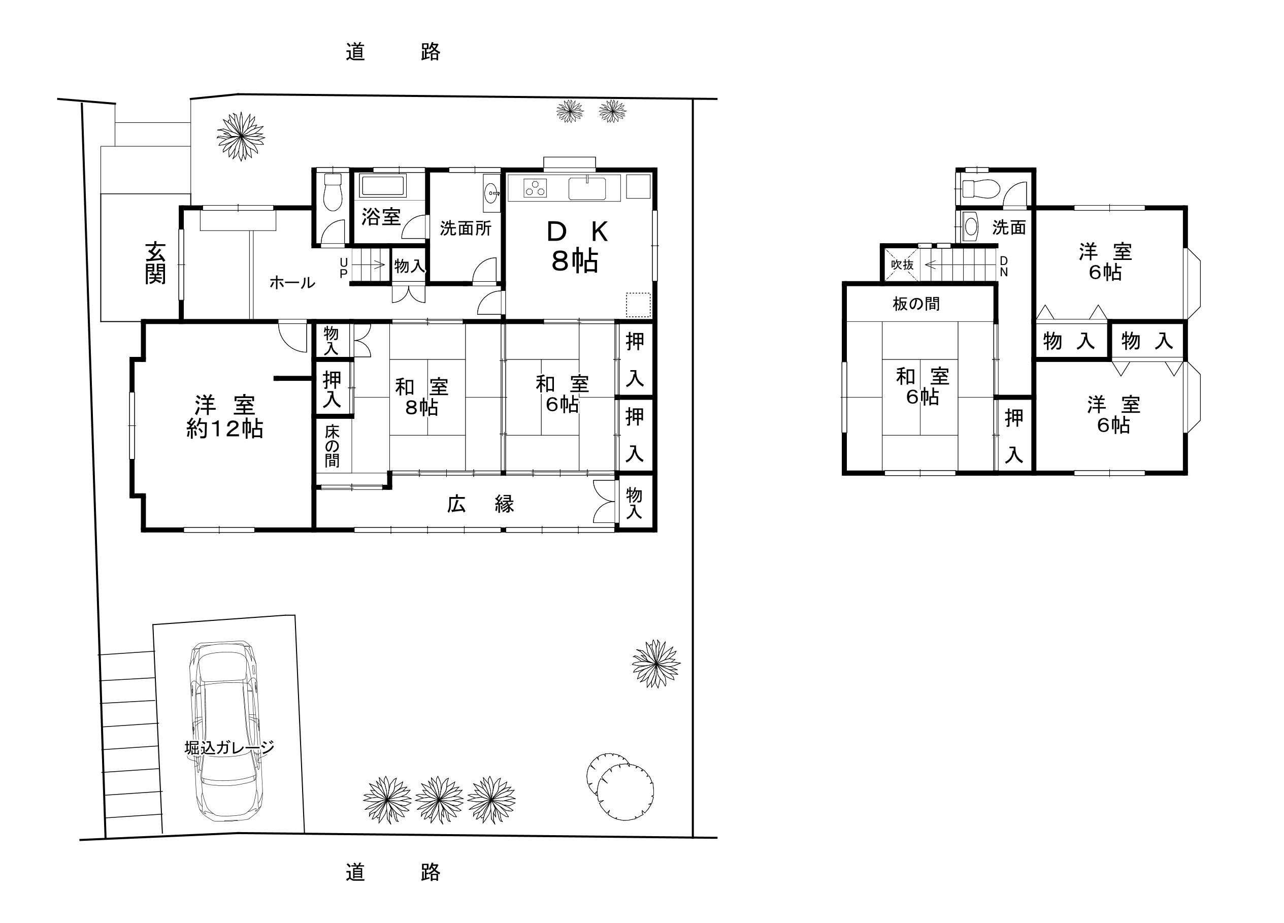 城山台2-25-9間取り全体仮